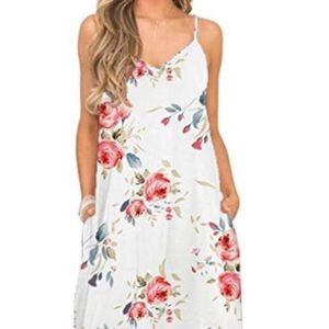 Akihoo Women Summer Casual Sleeveless Mini Dress